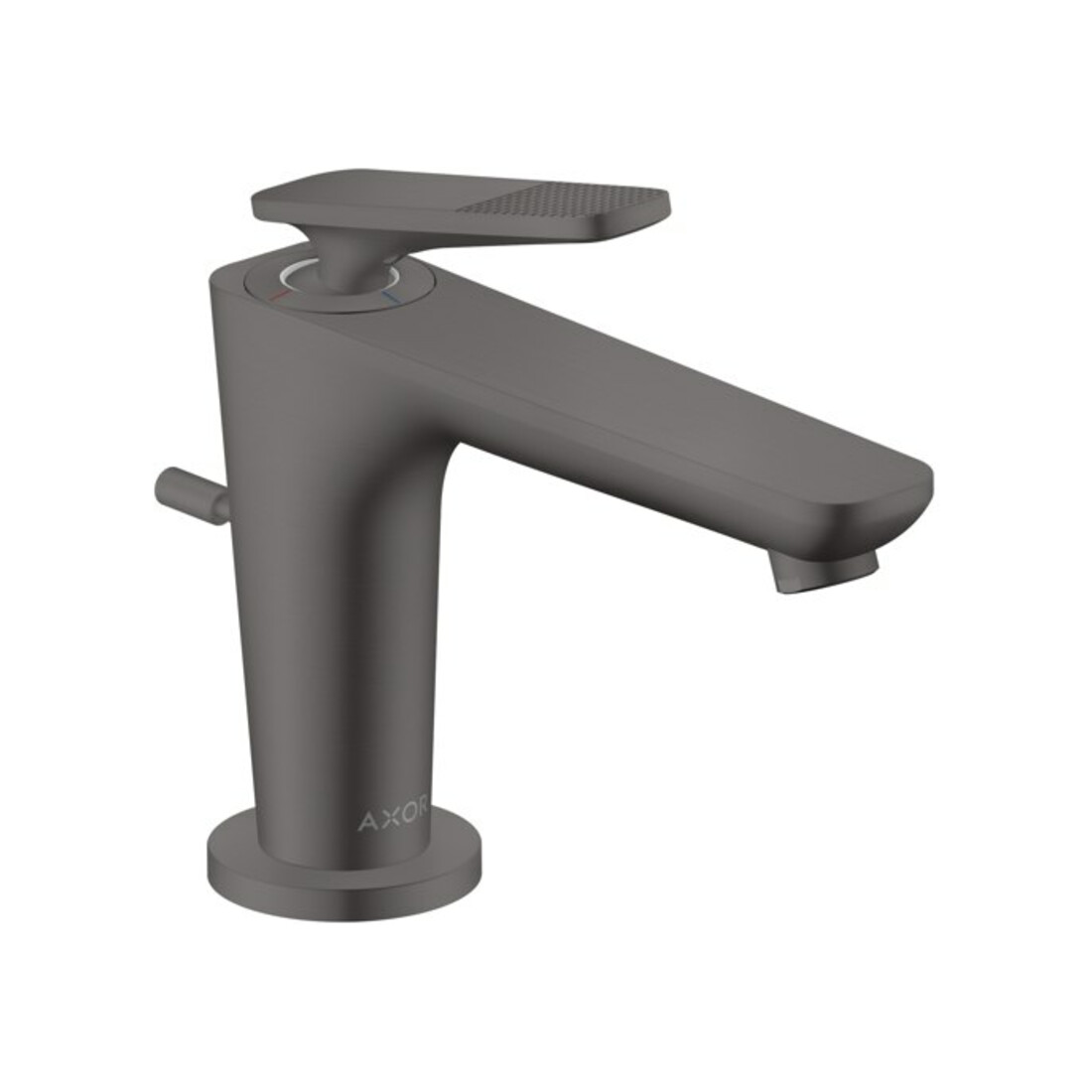 hansgrohe Mitigeur monocommande lavabo Axor Citterio C CoolSt coupe cubique, H 128 mm, tirette de vidage