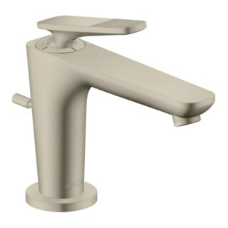 hansgrohe Mitigeur monocommande lavabo Axor Citterio C CoolSt cubic cut, b ni, H 128 mm, tirette Abl. Gar.