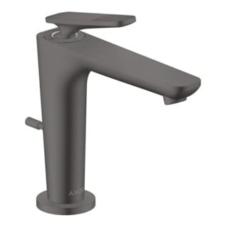 hansgrohe Mitigeur monocommande lavabo Axor Citterio C CoolSt cubic cut, H 135 mm, tirette de vidage