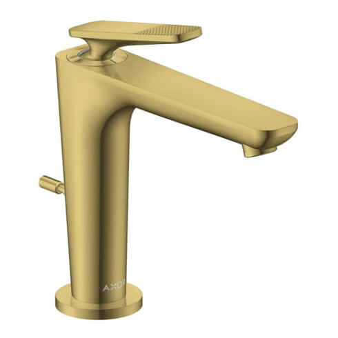 hansgrohe Mitigeur monocommande lavabo Axor Citterio C CoolSt cubic cut, po g op, H 135 mm, tirette évacuation