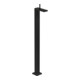 hansgrohe Mitigeur monocommande lavabo Axor MyEdition sol, avec vidage poussoir, avec plaque, blanc mat/brillant noir-1