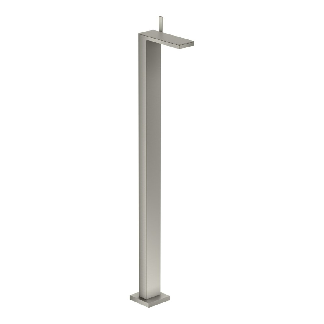 hansgrohe Mitigeur monocommande lavabo Axor MyEdition sol, avec vidage poussoir, sans plaque, aspect inox