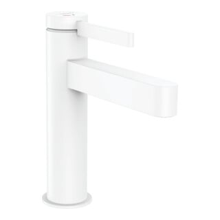 hansgrohe Mitigeur monocommande lavabo Finoris CSt, A 139 mm, avec vidage poussoir, blanc mat