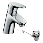 hansgrohe Mitigeur monocommande lavabo Focus 70 avec vidage à tirette, chrome-4