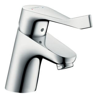 hansgrohe Mitigeur monocommande lavabo Focus 70 avec vidage, poignée confort longue, chrome