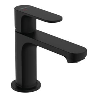 hansgrohe Mitigeur monocommande lavabo Rebris S 80 CoolSt avec vidage métal, noir mat