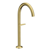 hansgrohe Mitigeur monocommande lavabo Sel. 260 Axor One A 165 mm, pour AWT, avec vidage poussoir, brossé brun