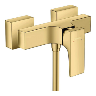 hansgrohe Mitigeur monocommande Metropol AP, avec levier, 1 jet, optique or poli
