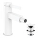 hansgrohe Mitigeur monocommande pour bidet Finoris avec vidage Push-Open, blanc mat-3