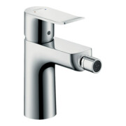 hansgrohe Mitigeur monocommande pour bidet Metris avec garniture de vidage à tirette, chrome-1