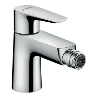 hansgrohe Mitigeur monocommande pour bidet Talis E avec vidage à poussoir, chrome
