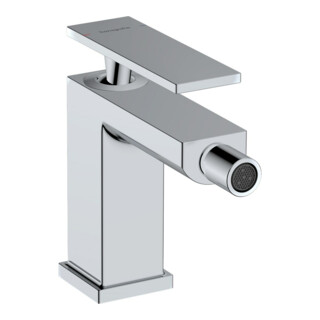hansgrohe Mitigeur monocommande pour bidet Tecturis E, bec 149 mm, avec tirette, chrome