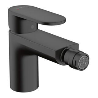 hansgrohe Mitigeur monocommande pour bidet Vernis Blend avec vidage à tige, noir mat