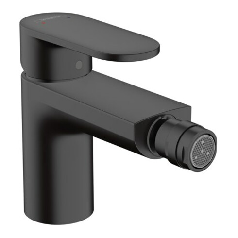 hansgrohe Mitigeur monocommande pour bidet Vernis Blend avec vidage à tige, noir mat