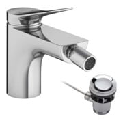 hansgrohe Mitigeur monocommande pour bidet Vivenis avec vidage à tige, chrome-3