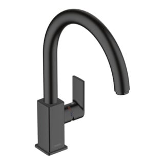 hansgrohe Mitigeur monocommande pour évier 210 Vernis Shape M35 1jet, noir mat
