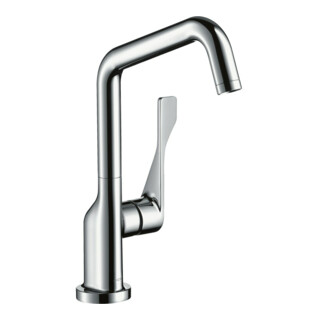 hansgrohe Mitigeur monocommande pour évier 260 Axor Citterio avec bec pivotant, aspect acier inoxydable