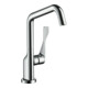 hansgrohe Mitigeur monocommande pour évier 260 Axor Citterio avec bec pivotant, aspect acier inoxydable-1