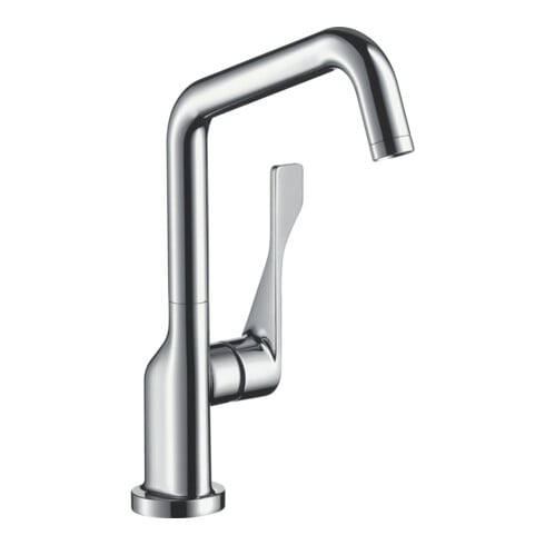hansgrohe Mitigeur monocommande pour évier 260 Axor Citterio avec bec pivotant, aspect acier inoxydable
