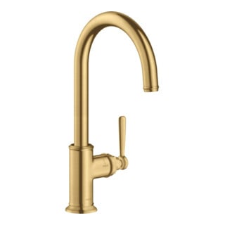 hansgrohe Mitigeur monocommande pour évier 260 Axor Montreux avec bec pivotant, optique or brossé