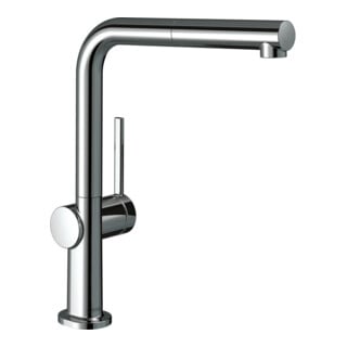 hansgrohe Mitigeur monocommande pour évier Talis M54-270, bec extractible, 1 jet, chrome