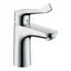 hansgrohe Mitigeur monocommande pour lavabo Focus 100 avec tirette, poignée confort extra-longue, chrome-1