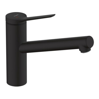 hansgrohe Mitigeur monotrou évier 150 Zesis M33 EcoSmart froid milieu, 1 an, noir mat