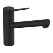 hansgrohe Mitigeur monotrou évier 150 Zesis M33 EcoSmart froid milieu, 1 an, noir mat