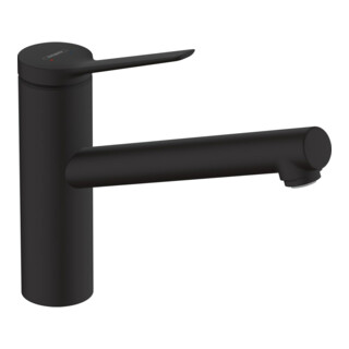hansgrohe Mitigeur monotrou évier 150 Zesis M33 ND, 1jet, noir mat