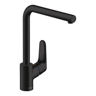 hansgrohe Mitigeur monotrou évier 280 Focus M41 1jet, noir mat