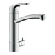hansgrohe Mitigeur monotrou pour évier 160 Focus M41 1jet, aspect inox
