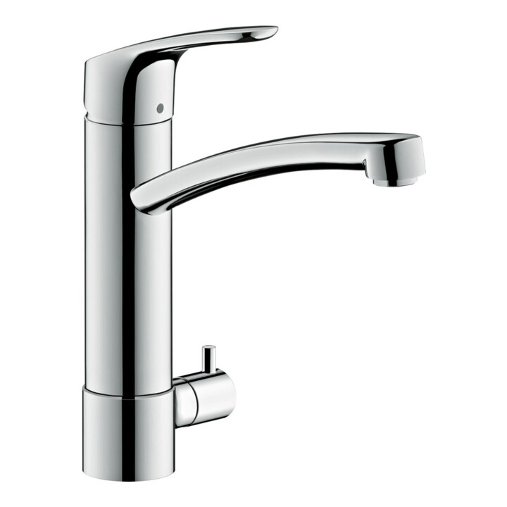 hansgrohe Mitigeur monotrou pour évier 160 Focus M41 1jet, aspect inox