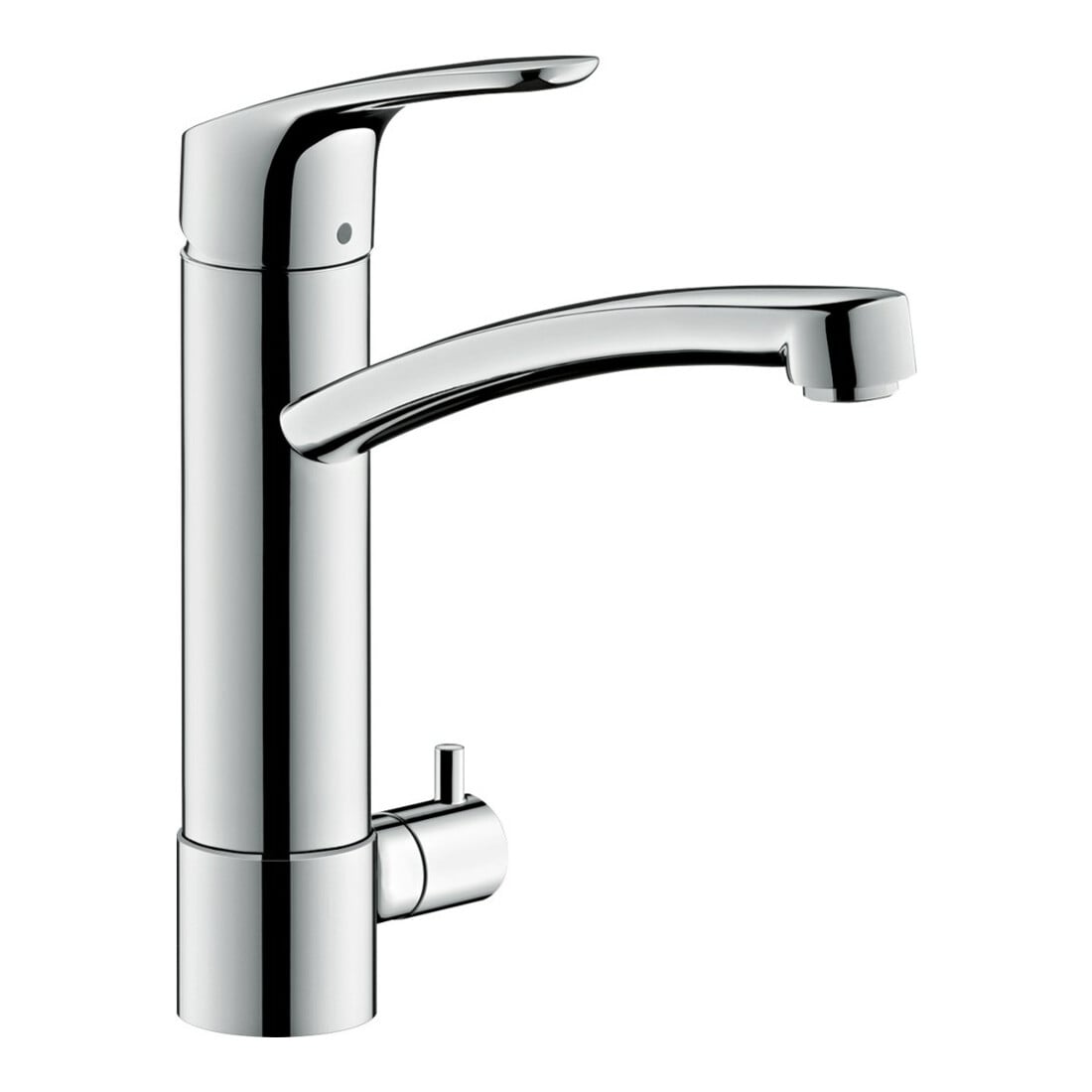 hansgrohe Mitigeur monotrou pour évier 160 Focus M41 1jet, aspect inox