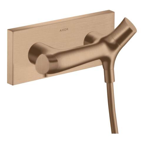 hansgrohe Mitigeur thermostatique Axor Starck Organic AP, 1 sortie, or rouge brossé