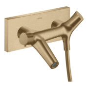 hansgrohe Mitigeur thermostatique baignoire Axor Starck Organic AP, saillie 218 mm, bronze brossé