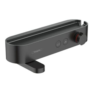 hansgrohe Mitigeur thermostatique baignoire ShowerTablet Sel. 400 412x115mm, AP, 2 sorties, noir mat