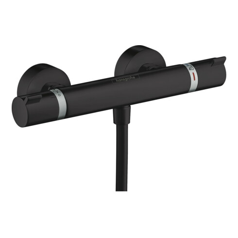 hansgrohe Mitigeur thermostatique de douche Ecostat Comfort 304x103mm, AP, 1 voie, noir mat