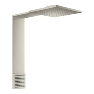 hansgrohe Module de douche ShowerComposition 250x250 mm, Wd, 2 jets, m SB, aspect inox