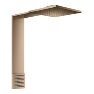 hansgrohe Module de douche ShowerComposition 250x250 mm, Wd, 2 jets, m SB, poli or rose