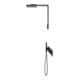 hansgrohe Module de douche ShowerComposition 250x250mm, Wd, 2jets, avec pomme de douche, mat-noir-4