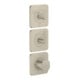 hansgrohe Module thermostat Axor Citterio C cub cut, nickel brossé, encastré avec rosaces-1