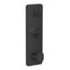 hansgrohe Module thermostat Axor Citterio C cubic cut, noir mat, encastré avec plaque-1