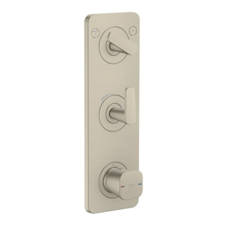 hansgrohe Module thermostat Axor Citterio C s. struct., nickel brossé, encastré avec plaque