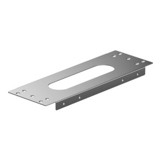 hansgrohe Montageplatte sBox 350x120mm, Fliesenrandmontage