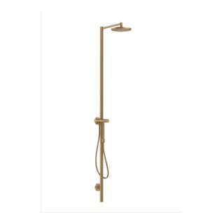 hansgrohe Nature Colonne de douche Axor Starck avec pomme de tête, douchette, bronze brossé