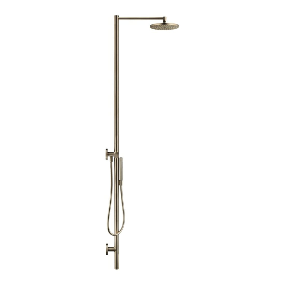 hansgrohe Nature Colonne de douche Axor Starck avec pomme de tête, douchette, bronze brossé