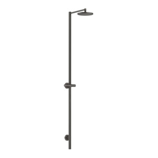 hansgrohe Nature Colonne de douche Axor Starck avec pomme de tête, sans douchette, chrome brossé bleu