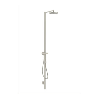 hansgrohe Nature Colonne de douche Axor Starck avec pommeau, douchette, acier inoxydable optic