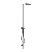 hansgrohe Nature Duschsäule Axor Starck m Kopfbrause, Handbrause, brushed black chrome