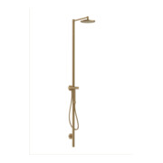 hansgrohe Nature Duschsäule Axor Starck m Kopfbrause, Handbrause, brushed bronze